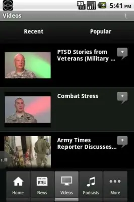 PTSD Support android App screenshot 1